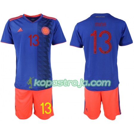 Billiga Fotbollströjor Colombia MINA 13 Barn Borta tröja Copa América 2019 Kortärmad